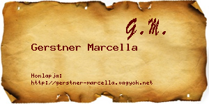 Gerstner Marcella névjegykártya